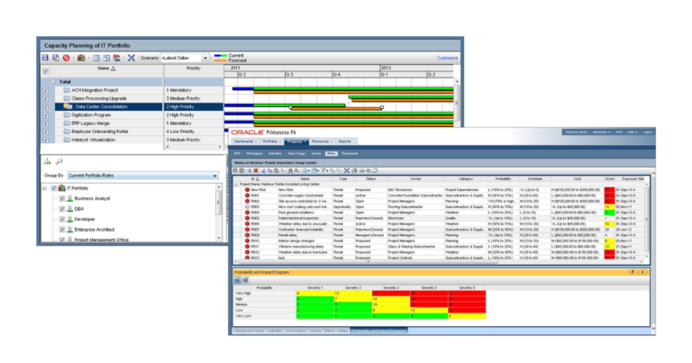 Logiciel de gestion de projet Primavera P6